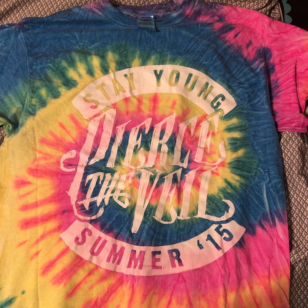 Pierce the Veil PTV tie dye shirt
